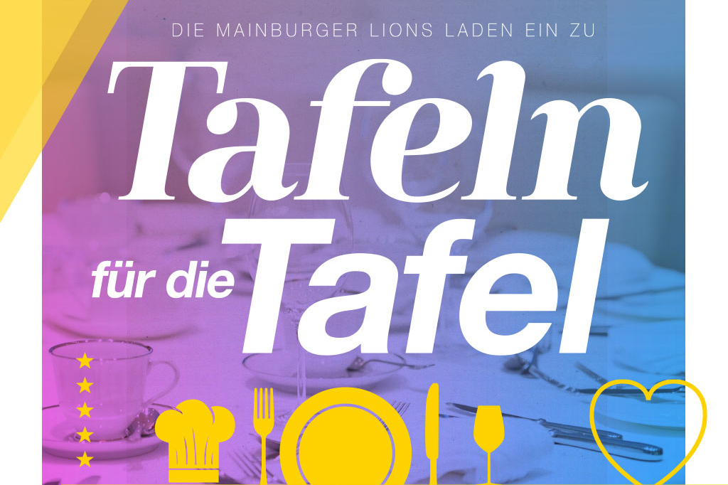 Symbolbild für die Benefizaktion "Tafeln für die Tafel"